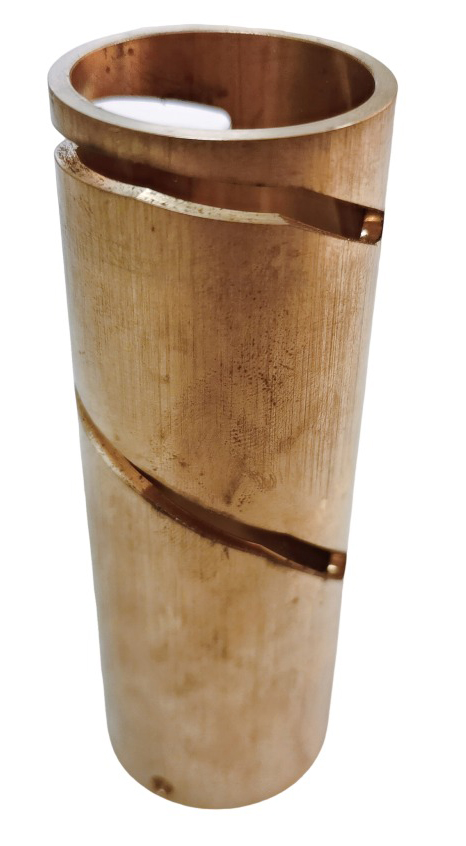 Mecanizado CNC de precisión Fresado CNC de 4 ejes para cámara de cobre 